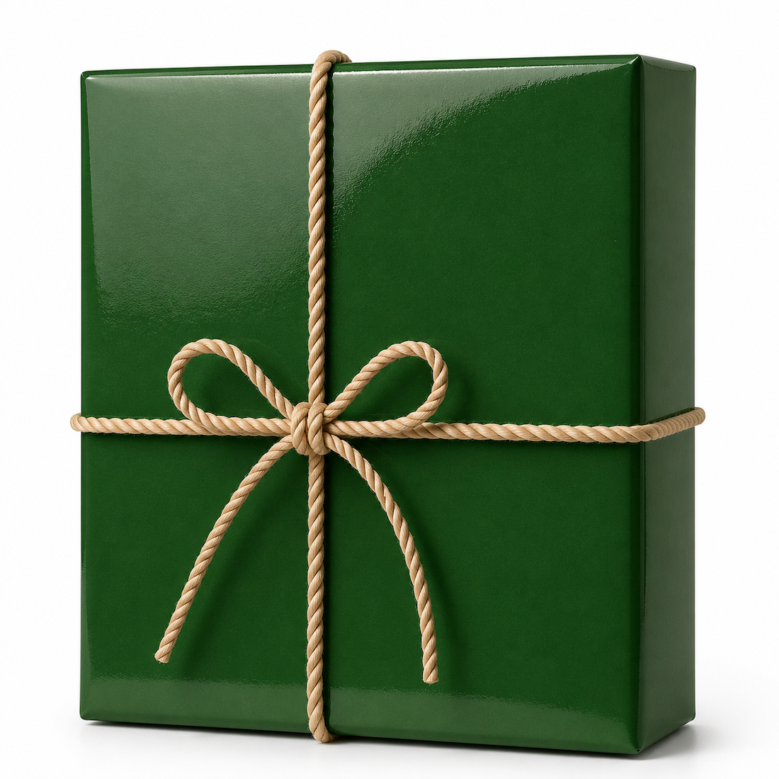 25 Fogli Carta Regalo Verde Laccata Lucida