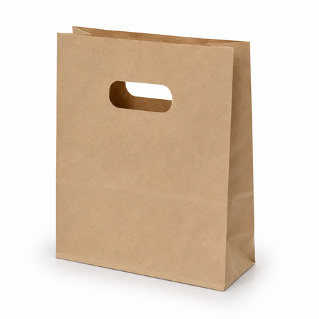 Shopper in Carta Fustellata Avana