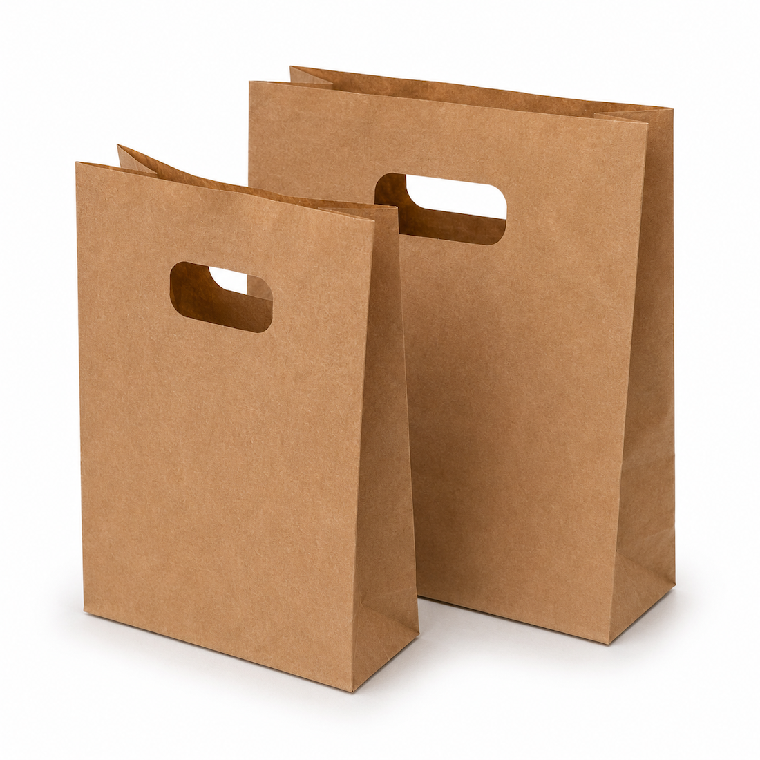 Shopper in Carta Fustellata Avana