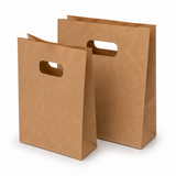 Shopper in Carta Fustellata Avana