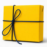 25 Fogli Carta Regalo Giallo
