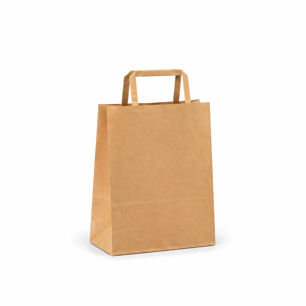 Shopper in Carta Kraft Avana Linea Premium con Maniglia Piatta – Ecologica e Resistente