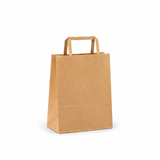 Shopper in Carta Kraft Avana Linea Premium con Maniglia Piatta – Ecologica e Resistente