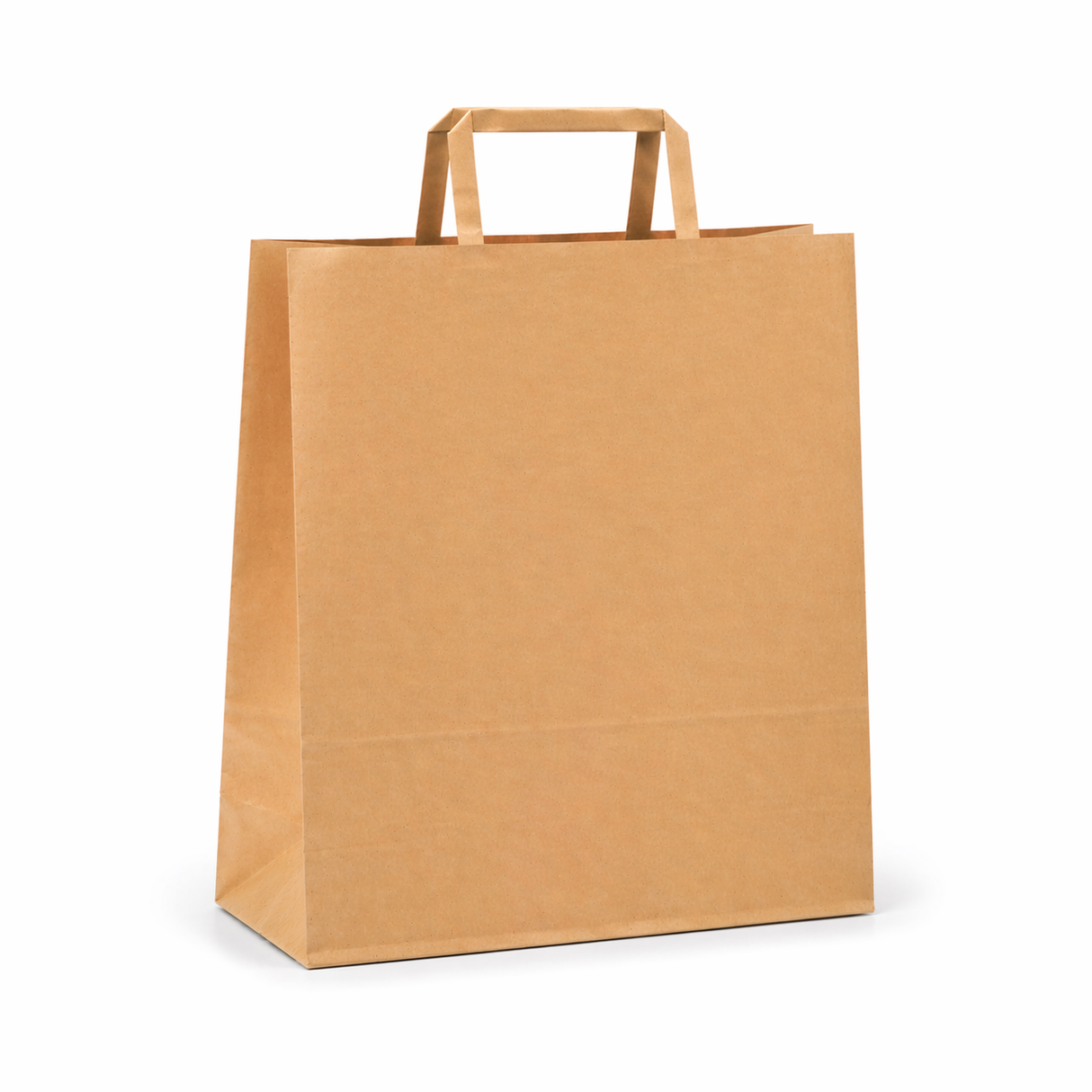 Shopper in Carta Kraft Avana Linea Premium con Maniglia Piatta – Ecologica e Resistente