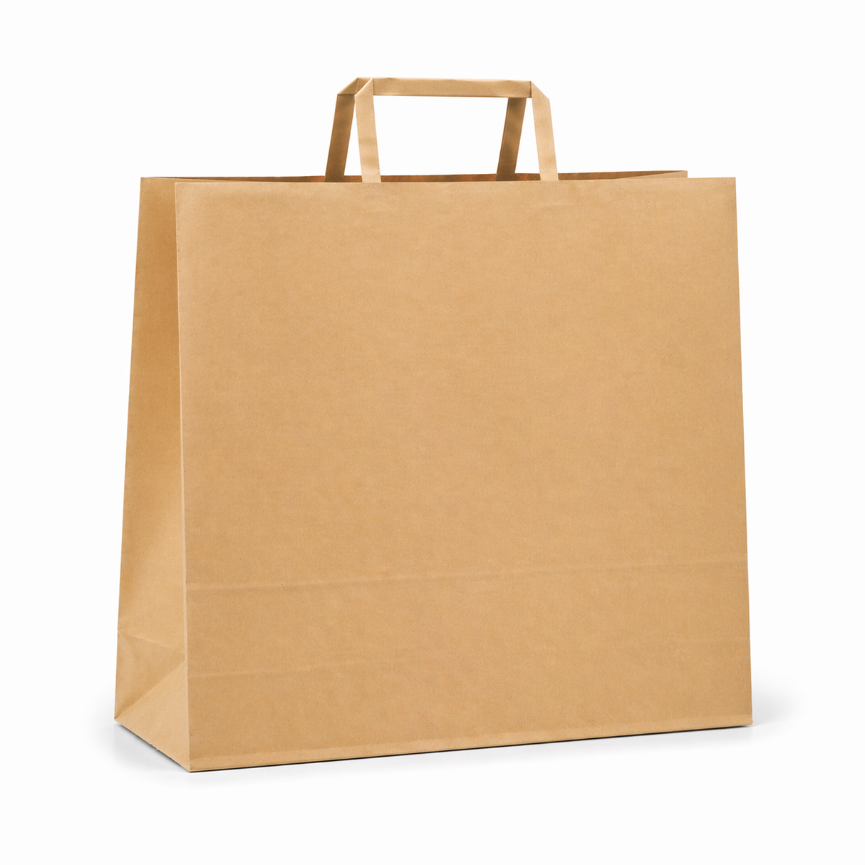Shopper in Carta Kraft Avana Linea Premium con Maniglia Piatta – Ecologica e Resistente
