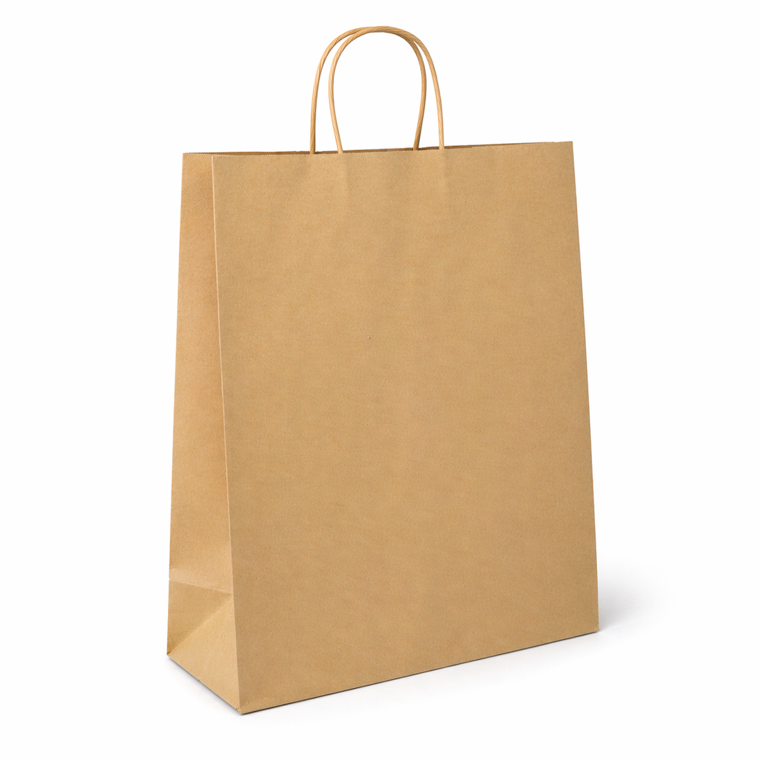 Shopper in Carta Avana Maniglia Ritorta