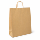 Shopper in Carta Avana Maniglia Ritorta