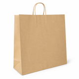 Shopper in Carta Avana Maniglia Ritorta