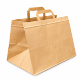 Shopper in Carta Take Away Avana Fondo Largo
