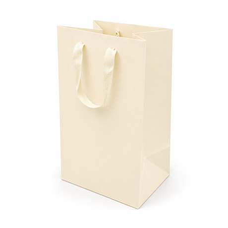 Shopper in Carta Top Large Avorio