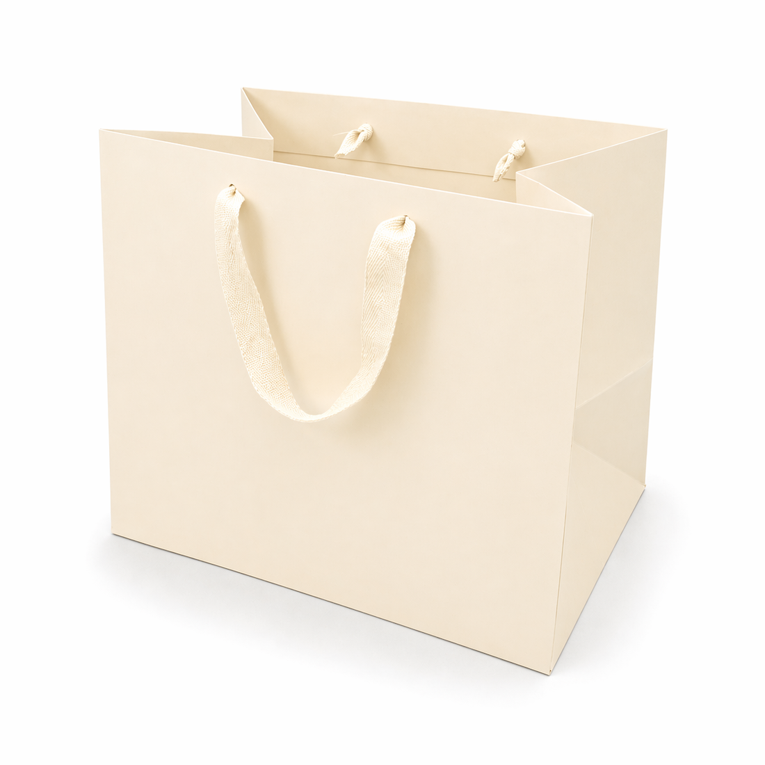 Shopper in Carta Top Large Avorio
