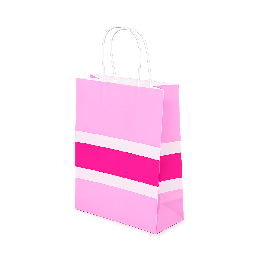 Shopper in Carta Maniglia Ritorta Line Assortite