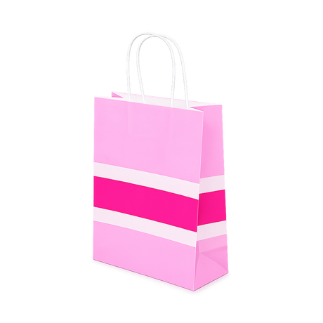 Shopper in Carta Maniglia Ritorta Line Assortite