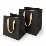 Shopper in Carta Square Nero