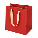 Shopper in Carta Square Rosso