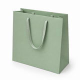 Shopper in Carta Verde Salvia 4 Nodi