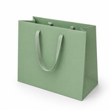 Shopper in Carta Verde Salvia 4 Nodi