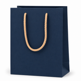 Shopper in Carta Mini con Cordone Base Avana