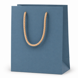 Shopper in Carta Mini con Cordone Base Avana