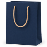 Shopper in Carta Mini con Cordone Base Avana