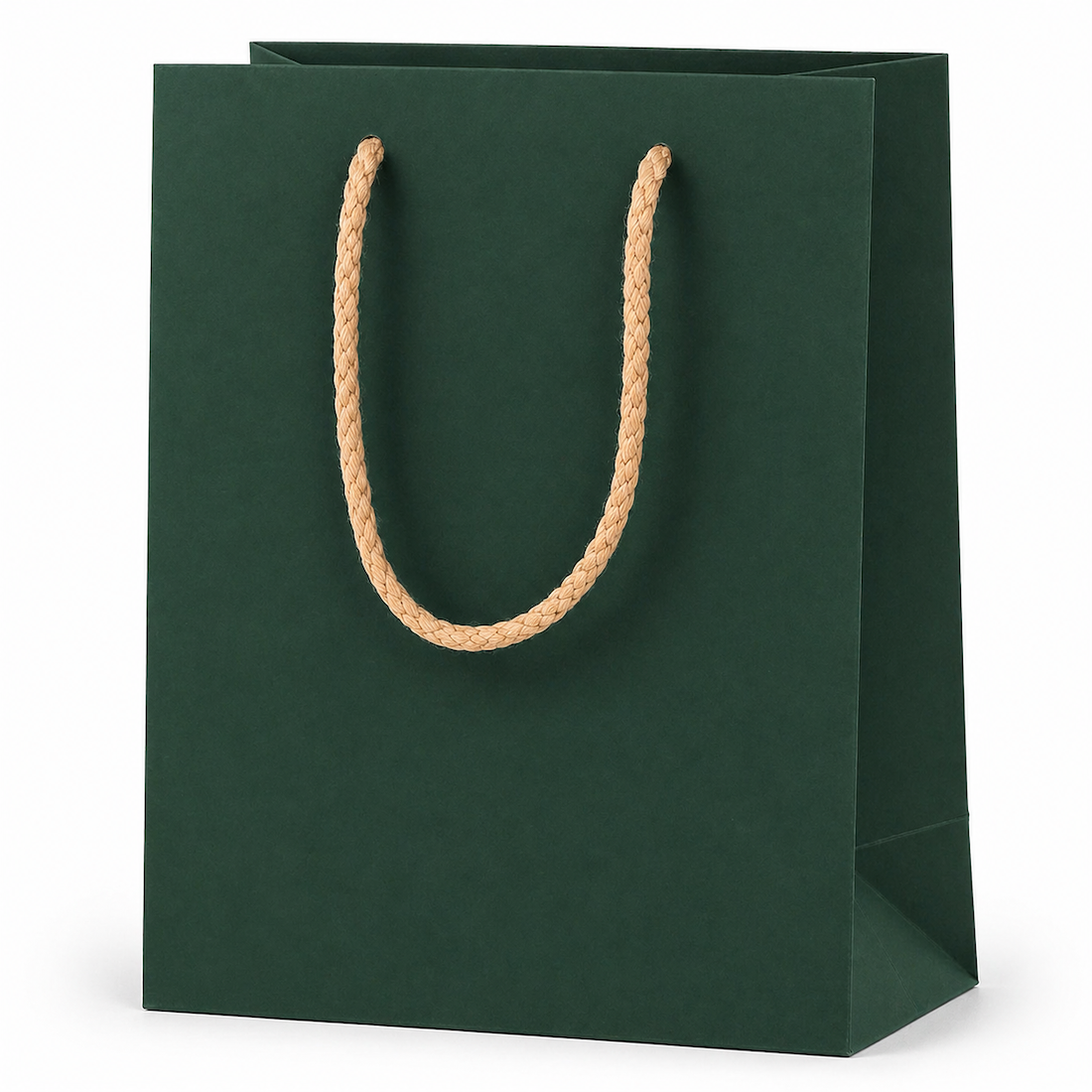 Shopper in Carta Mini con Cordone Base Avana