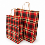 Shopper in Carta Tartan