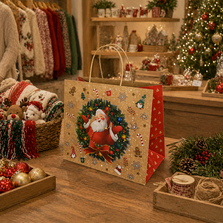 Shopper in Carta Big Santa