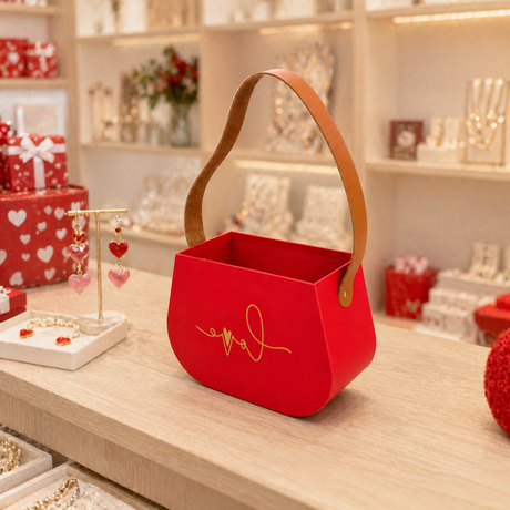 Set Scatole Shopper Love con Manico