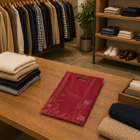 Shoppers Plastica Riutilizzabile Bordeaux