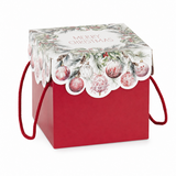 Scatola Fondo e Coperchio Porta Panettone Linea Addobbi di Natale