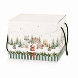Scatola Segreto con Cordone Porta Panettone Linea Market Verde