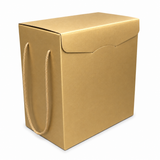 Scatola Confezione Regalo Porta Panettone + Bottiglia Linea Fibra Oro