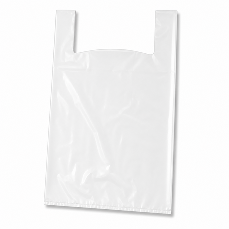 Shopper Maxi Plastica Riutilizzabile Modello Canottiera