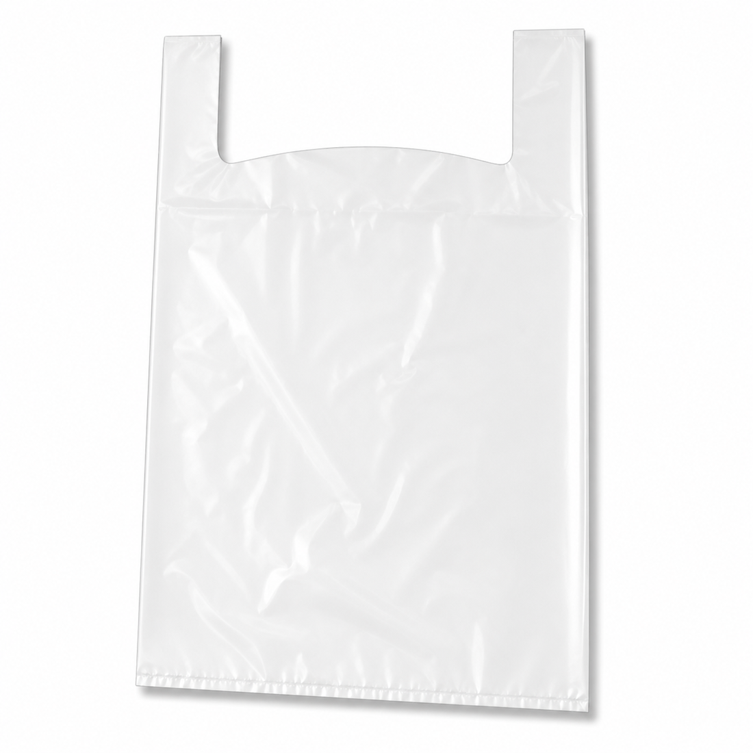 Shopper Maxi Plastica Riutilizzabile Modello Canottiera