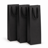 Shopper Porta 1,2 e 3 Bottiglie Nera