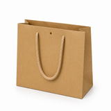 Shopper Mini Fondo Largo con Cordone e Foro Centrale
