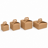 Scatola Confezione Regalo Porta Panettone Avana