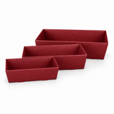 Vassoio Linea Fibra Bordeaux