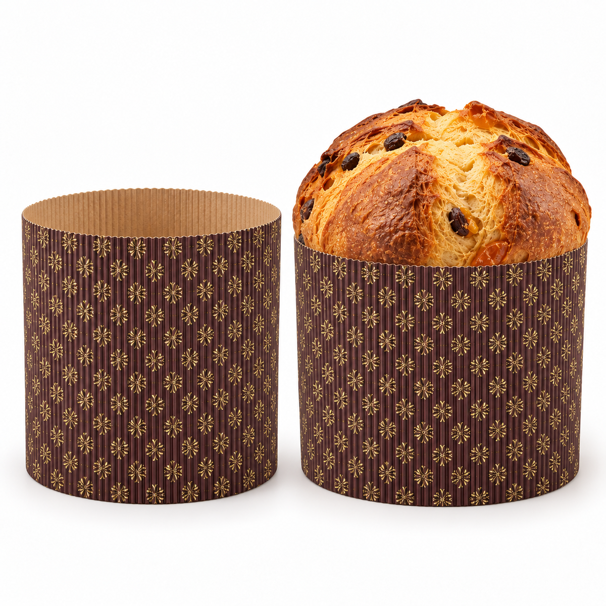 Stampo in Carta per Panettone Alto da 1 kg